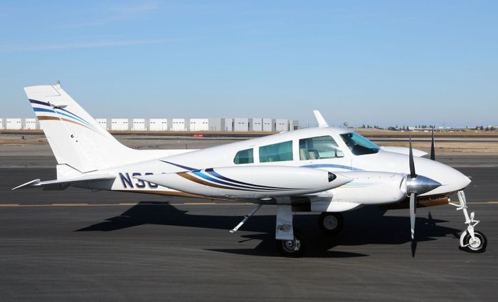 1965 Cessna 310J twin engine airplane